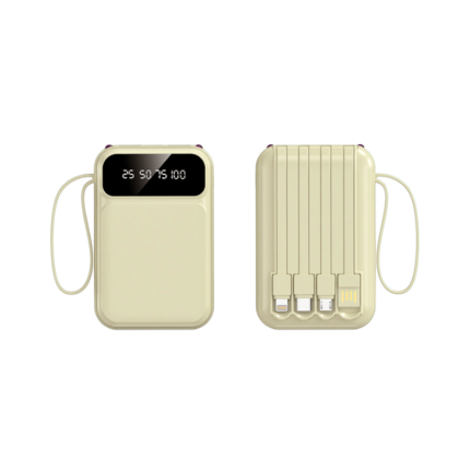 4 Detachable Cable Powerbank- branded tech gifts for corporate gifting in Singapore with custom logo branding.Compact and versatile, it’s ideal for staying powered on the go without carrying extra cords.