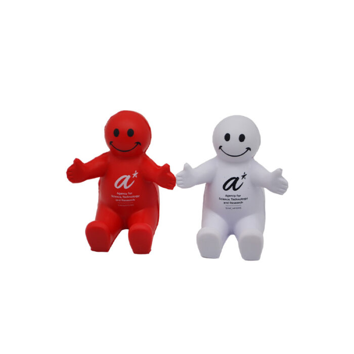 Human Shaped Stress Ball - Events & Promo corporate gifts for corporate gifting in Singapore with custom logo branding.Squeeze away stress, fend off finger fatigue and in turn improve productivity.