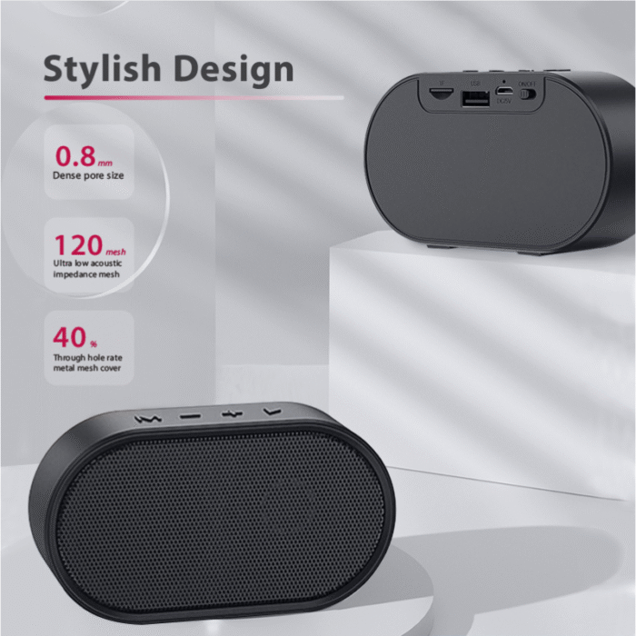 Bluetooth Speaker - branded tech gifts for corporate gifting in Singapore with custom logo branding.Ideal for home, travel, or outdoor use, it pairs easily with your devices for seamless wireless audio.