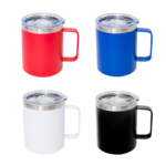 Insulated Coffee Mug- branded drinkware for corporate gifting in Singapore with custom logo branding. This insulated coffee mug keeps your beverage hot or cold for extended periods, ideal for busy mornings or travel.