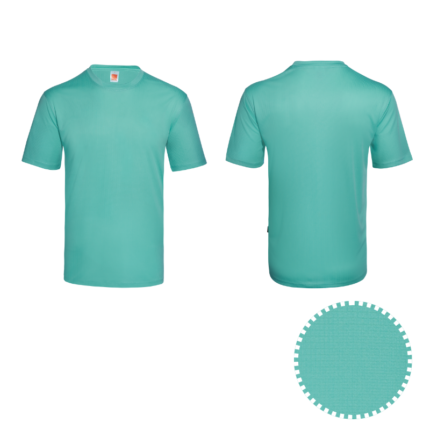 Jacquard Antibac T Shirt - branded apparel for corporate gifting in Singapore with custom logo branding. The Jacquard Antibac T-shirt combines textured style with antibacterial fabric for lasting freshness. Lightweight and breathable, it’s ideal for active wear or casual everyday comfort.