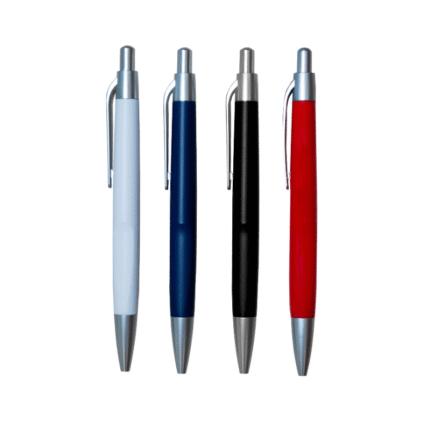 Plastic Pen (Click to Write)- branded stationery for corporate gifting in Singapore with custom logo branding. This plastic pen (click to write) is a lightweight and affordable writing tool, perfect for events, giveaways, or daily use.