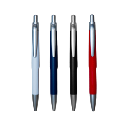 Plastic Pen (Click to Write)- branded stationery for corporate gifting in Singapore with custom logo branding. This plastic pen (click to write) is a lightweight and affordable writing tool, perfect for events, giveaways, or daily use.