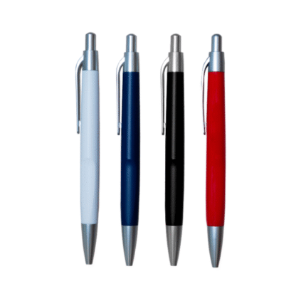 Plastic Pen (Click to Write)- branded stationery for corporate gifting in Singapore with custom logo branding. This plastic pen (click to write) is a lightweight and affordable writing tool, perfect for events, giveaways, or daily use.