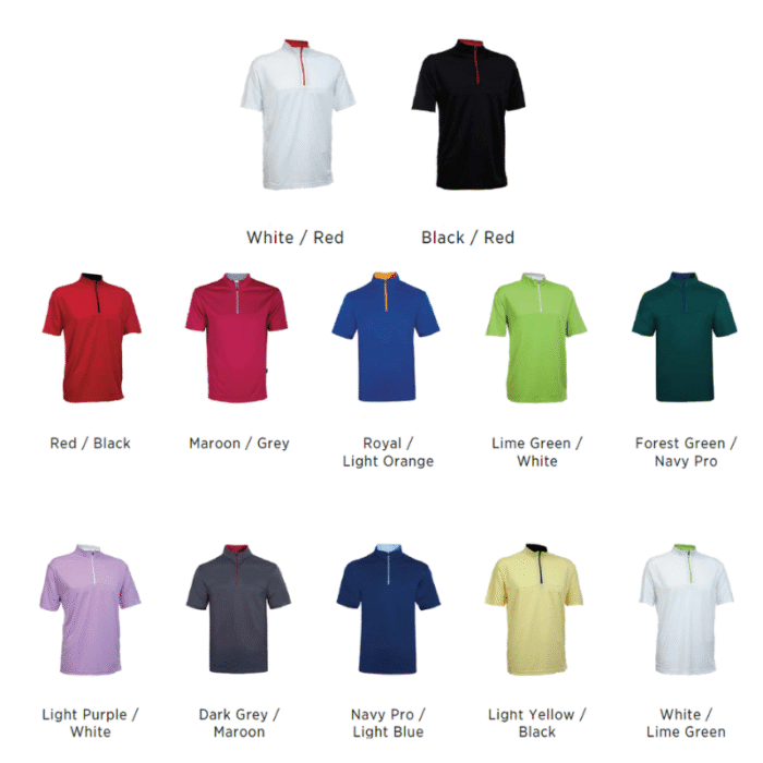 Half Zip Mock Neck Shirt - branded apparel for corporate gifting in Singapore with custom logo branding. Half zip mock neck shirt features a sleek design with a comfortable, modern fit.