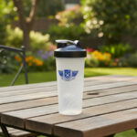 Shaker Bottle - branded drinkware for corporate gifting in Singapore with custom logo branding. Designed with a secure lid and mixing ball, it ensures smooth, lump-free drinks whether you’re at the gym, work, or on the go.