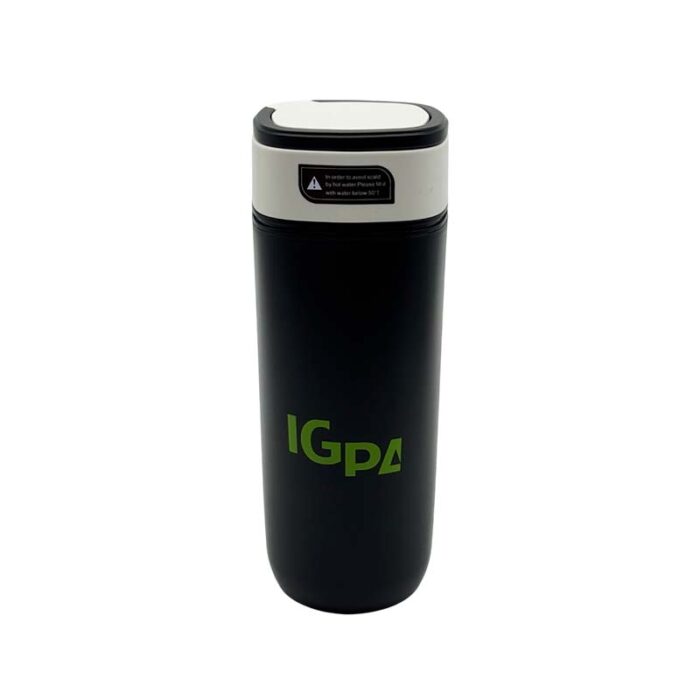 Suction Mug with Handle - branded drinkware for corporate gifting in Singapore with custom logo branding. The suction mug with handle stays firmly in place to help prevent accidental spills, making it great for work or travel.