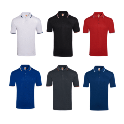 Tipped Collar & Cuff Polo Shirt - branded apparel for corporate gifting in Singapore with custom logo branding. This tipped collar and cuff polo shirt adds a stylish touch to a classic design. Made with comfortable, breathable fabric, it’s perfect for both casual and smart-casual wear.