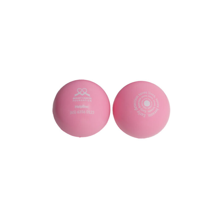 Round Stress Ball - event giveaways and promotional items for corporate gifting in Singapore with custom logo branding. Round stress ball is a soft and soothing way to ease tension throughout the day.