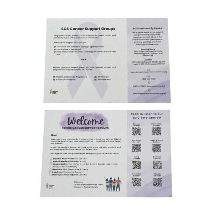 Customised Card- custom corporate gift for corporate gifting in Singapore with custom logo branding. Personalise your greeting card, invitation card, or postcard with your own message or design.