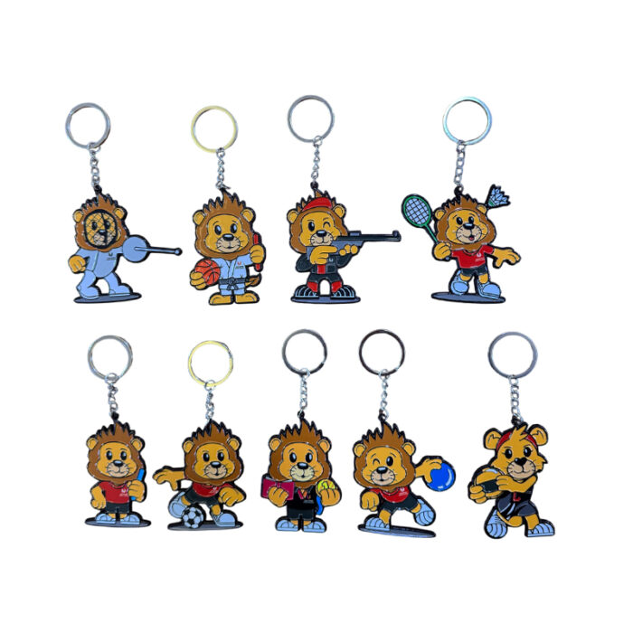 Customized Metal Keychain - Events & Promo corporate gifts for corporate gifting in Singapore with custom logo branding.This metal keychain features a durable finish and a sleek, premium look. Customised designs add a personal touch, perfect for branding or gifting.