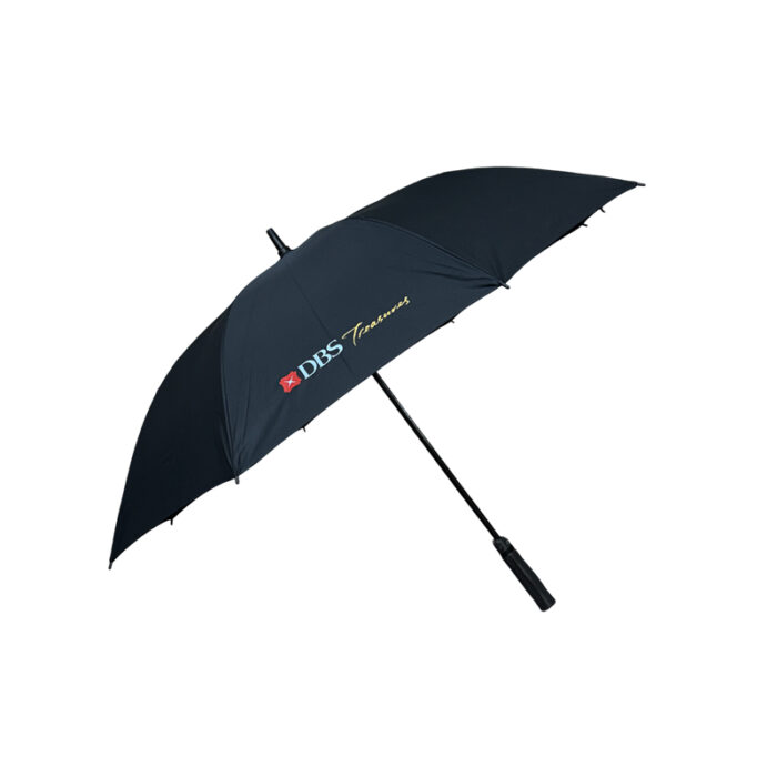 27 inch Golf Umbrella - lifestyle corporate gifts for corporate gifting in Singapore with custom logo branding. 27” Golf Umbrella provides wide coverage to keep you dry during heavy rain or shielded from the sun.