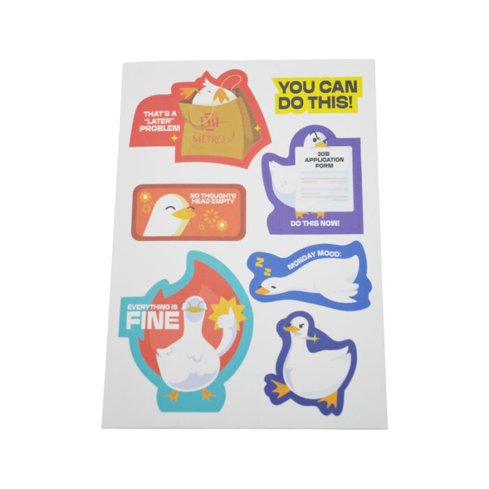 WSticker - Stationery corporate gifts for corporate gifting in Singapore with custom logo branding. This eye-catching sticker is perfect for events, adding a fun and memorable touch to giveaways, gift bags, or decor. Its durable, waterproof design ensures it lasts long after the event is over.