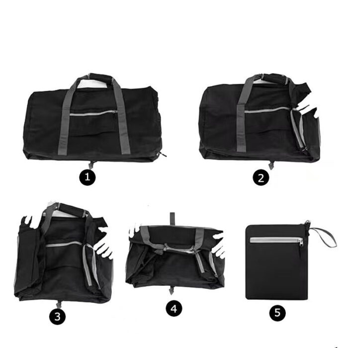 Foldable Travel Bag - branded bags and pouches for corporate gifting in Singapore with custom logo branding. Perfect for short trips or extra packing space.