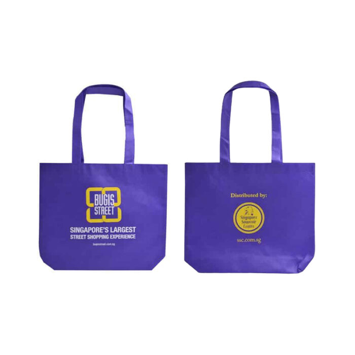 Non-Woven Bag - branded bags and pouches for corporate gifting in Singapore with custom logo branding. Non-woven bags are eco-friendly, reusable alternatives to plastic bags.