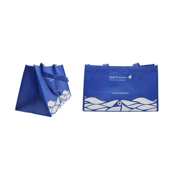 Non-Woven Bag - branded bags and pouches for corporate gifting in Singapore with custom logo branding. Non-woven bags are eco-friendly, reusable alternatives to plastic bags.