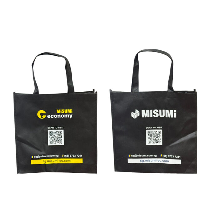 Non-Woven Bag - branded bags and pouches for corporate gifting in Singapore with custom logo branding. Non-woven bags are eco-friendly, reusable alternatives to plastic bags.