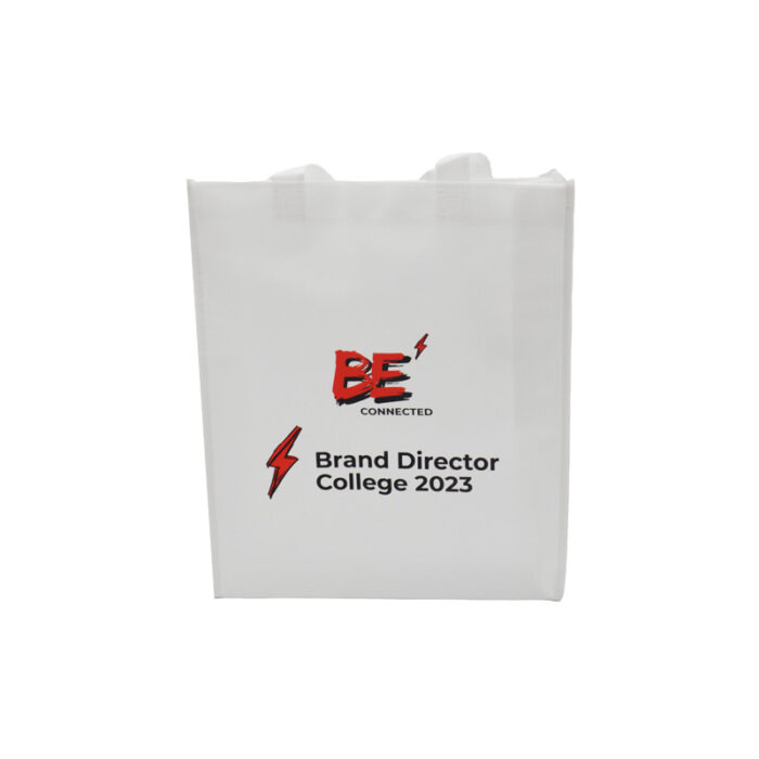 Non-Woven Bag - branded bags and pouches for corporate gifting in Singapore with custom logo branding. Non-woven bags are eco-friendly, reusable alternatives to plastic bags.