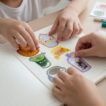 Sticker - Stationery corporate gifts for corporate gifting in Singapore with custom logo branding. This eye-catching sticker is perfect for events, adding a fun and memorable touch to giveaways, gift bags, or decor. Its durable, waterproof design ensures it lasts long after the event is over.