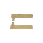 Brass Caliper - custom corporate gift for corporate gifting in Singapore with custom logo branding. Brass caliper is a durable measuring tool used for precise internal and external measurements. 94 x 9.75cm.