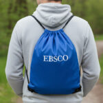 Drawstring Backpack - branded bags and pouches for corporate gifting in Singapore with custom logo branding. Drawstring backpack is a lightweight bag with strings that tighten at the top to close it.