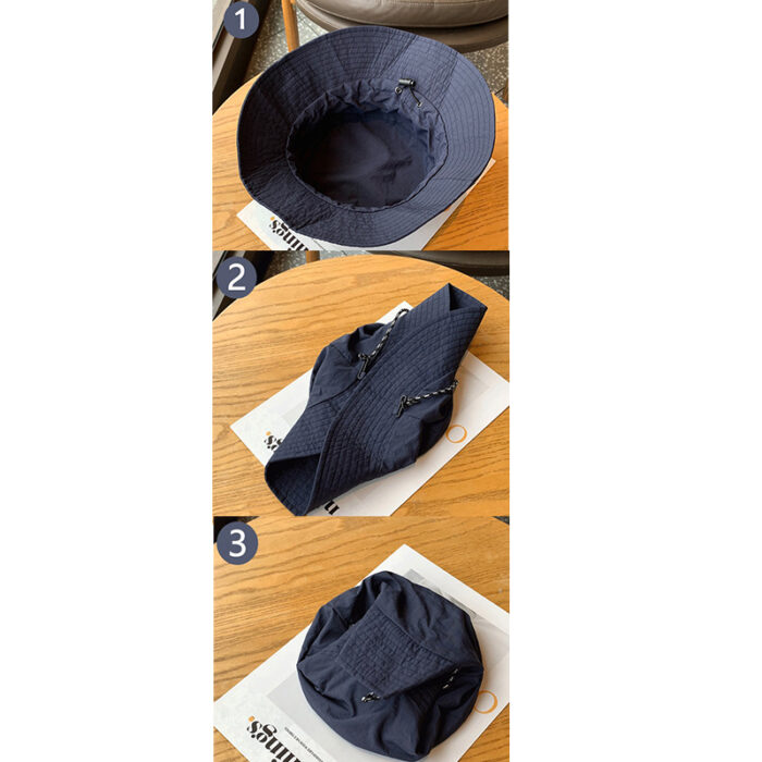 Foldable Bucket Hat - branded apparel for corporate gifting in Singapore with custom logo branding. This foldable bucket hat is lightweight and travel-friendly, perfect for events and everyday wear.