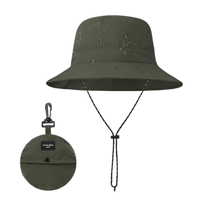 Foldable Bucket Hat - branded apparel for corporate gifting in Singapore with custom logo branding. This foldable bucket hat is lightweight and travel-friendly, perfect for events and everyday wear.