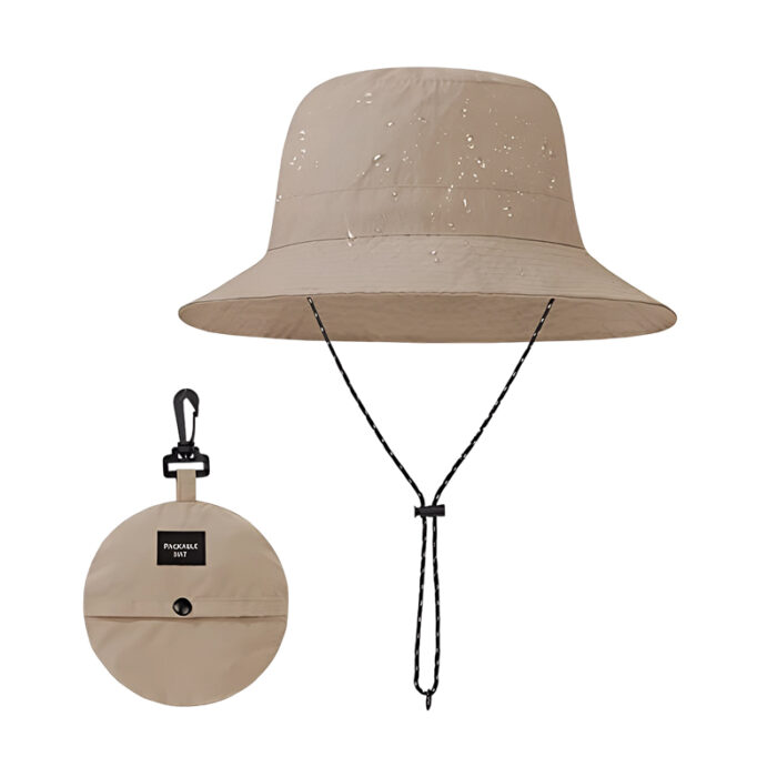 Foldable Bucket Hat - branded apparel for corporate gifting in Singapore with custom logo branding. This foldable bucket hat is lightweight and travel-friendly, perfect for events and everyday wear.