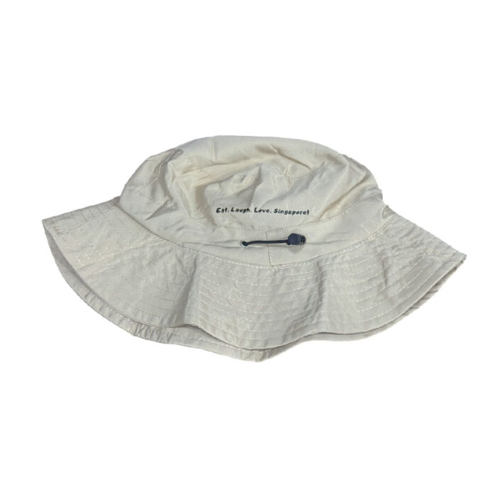 Foldable Bucket Hat - branded apparel for corporate gifting in Singapore with custom logo branding. This foldable bucket hat is lightweight and travel-friendly, perfect for events and everyday wear.