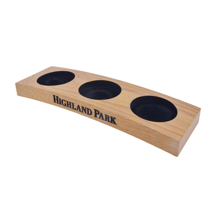 Wooden tray -custom packaging for corporate gifting in Singapore with custom logo branding.