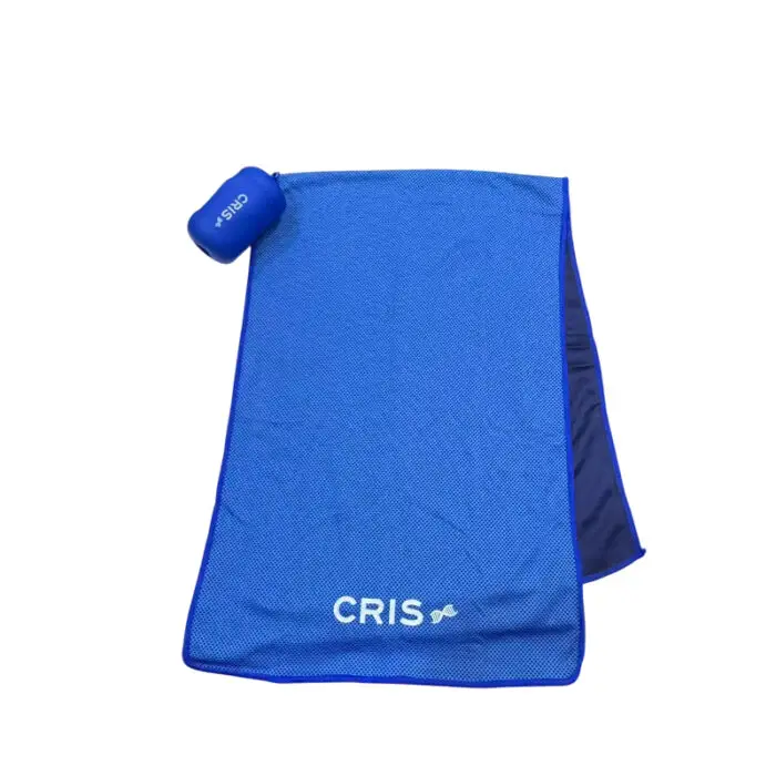 Pocket Size Towel with Casing - lifestyle corporate gifts for corporate gifting in Singapore with custom logo branding. This pocket-size towel comes with a durable silicone casing for easy, hygienic storage.