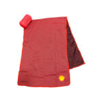 Pocket Size Towel with Casing - lifestyle corporate gifts for corporate gifting in Singapore with custom logo branding. This pocket-size towel comes with a durable silicone casing for easy, hygienic storage.