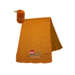 Pocket Size Towel with Casing - lifestyle corporate gifts for corporate gifting in Singapore with custom logo branding. This pocket-size towel comes with a durable silicone casing for easy, hygienic storage.