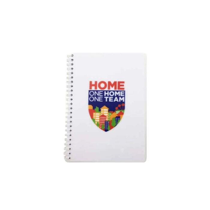 Wire O Notebook - Stationery corporate gifts for corporate gifting in Singapore with custom logo branding.Wire-O notebook features double-loop wire binding that allows pages to lie flat and turn easily. It's perfect for note-taking, journaling, or professional use.