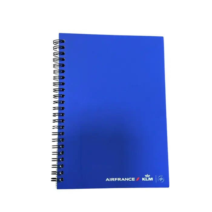 Wire O Notebook - Stationery corporate gifts for corporate gifting in Singapore with custom logo branding.Wire-O notebook features double-loop wire binding that allows pages to lie flat and turn easily. It's perfect for note-taking, journaling, or professional use.