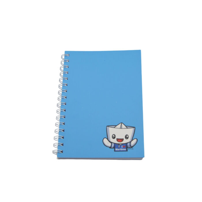 Wire O Notebook - Stationery corporate gifts for corporate gifting in Singapore with custom logo branding.Wire-O notebook features double-loop wire binding that allows pages to lie flat and turn easily. It's perfect for note-taking, journaling, or professional use.