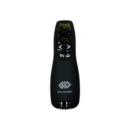 Wireless Laser Presenter - branded tech gifts for corporate gifting in Singapore with custom logo branding. This wireless laser presenter features a built-in red laser pointer for precise highlighting during presentations. 5mm.