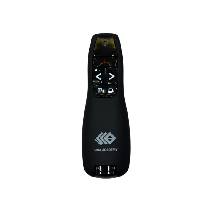 Wireless Laser Presenter - branded tech gifts for corporate gifting in Singapore with custom logo branding. This wireless laser presenter features a built-in red laser pointer for precise highlighting during presentations. 5mm.