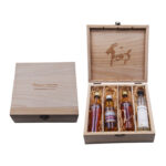 Wooden Box - - custom packaging for corporate gifting in Singapore with custom logo branding. A versatile and practical corporate gift suitable for a wide range of recipients.