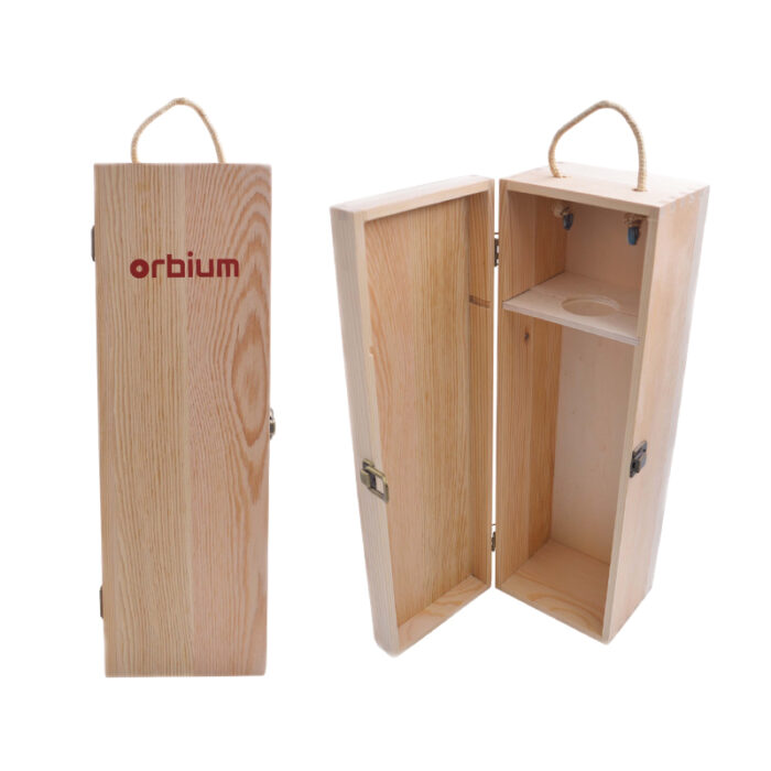 Wooden Box - - custom packaging for corporate gifting in Singapore with custom logo branding. A versatile and practical corporate gift suitable for a wide range of recipients.