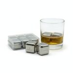 Stainless Steel Ice Cubes - custom corporate gift for corporate gifting in Singapore with custom logo branding. Stainless steel ice cubes are perfect for events where style and practicality matter, keeping drinks cold without dilution.