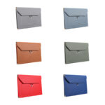 A4 PU Folder - Stationery corporate gifts for corporate gifting in Singapore with custom logo branding. Stylish and durable A4 PU folder, perfect for organizing documents, notes, and stationery. The front features a zipper compartment, providing secure storage for small essentials like pens, cards, or receipts.