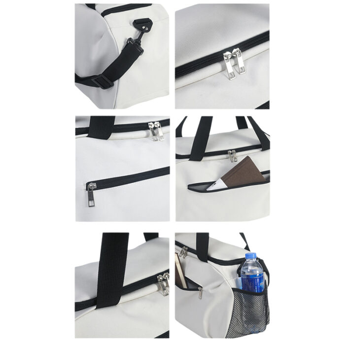 Sport Bag - Bags & Pouches corporate gifts for corporate gifting in Singapore with custom logo branding. Sport bag with front zipper compartment for easy access to essentials. Features 1 mesh pocket on right side for bottles or small items.