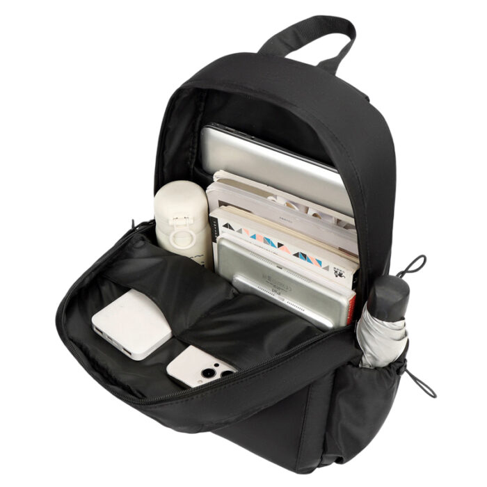 Travel Backpack - Bags & Pouches corporate gifts for corporate gifting in Singapore with custom logo branding.This travel backpack features a sleek, durable design perfect for daily commuting or trips. It comes with a luggage strap, allowing you to securely attach it to your suitcase for easy transport.