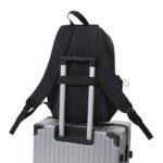 Travel Backpack - Bags & Pouches corporate gifts for corporate gifting in Singapore with custom logo branding.This travel backpack features a sleek, durable design perfect for daily commuting or trips. It comes with a luggage strap, allowing you to securely attach it to your suitcase for easy transport.