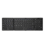 Foldable Wireless Bluetooth Keyboard - branded tech gifts for corporate gifting in Singapore with custom logo branding. Foldable wireless Bluetooth keyboard features a slim, portable design for easy travel.