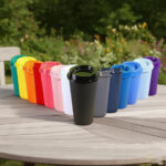PP Cups- branded drinkware for corporate gifting in Singapore with custom logo branding.