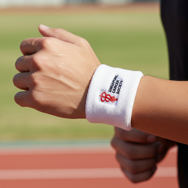Cotton Wristband - Apparel corporate gifts for corporate gifting in Singapore with custom logo branding.Cotton wristband designed for comfort and breathability. Ideal for sports, events, or everyday wear.