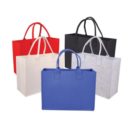 Custom Eco Friendly Felt Bag - custom corporate gift for corporate gifting in Singapore with custom logo branding.