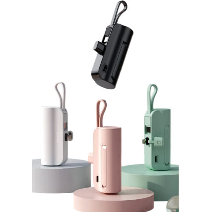 Mini Power Bank with HP Stand- branded tech gifts for corporate gifting in Singapore with custom logo branding.